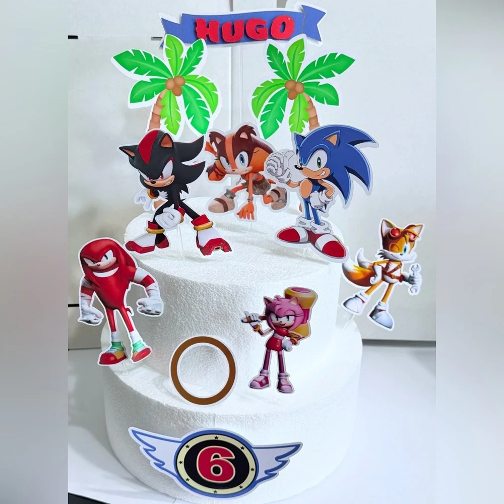 Sonic the Hedgehog Cake Toppers
